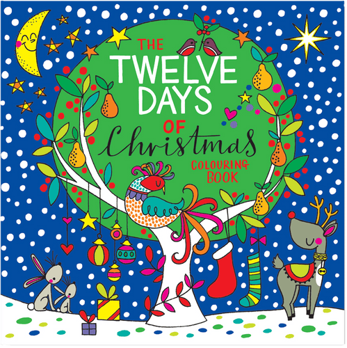 12 Days of Christmas Colouring Book by Rachel Ellen Designs - Anilas UK