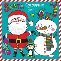 
              Santa & Snowman Colouring Book by Rachel Ellen Designs - Anilas UK
            