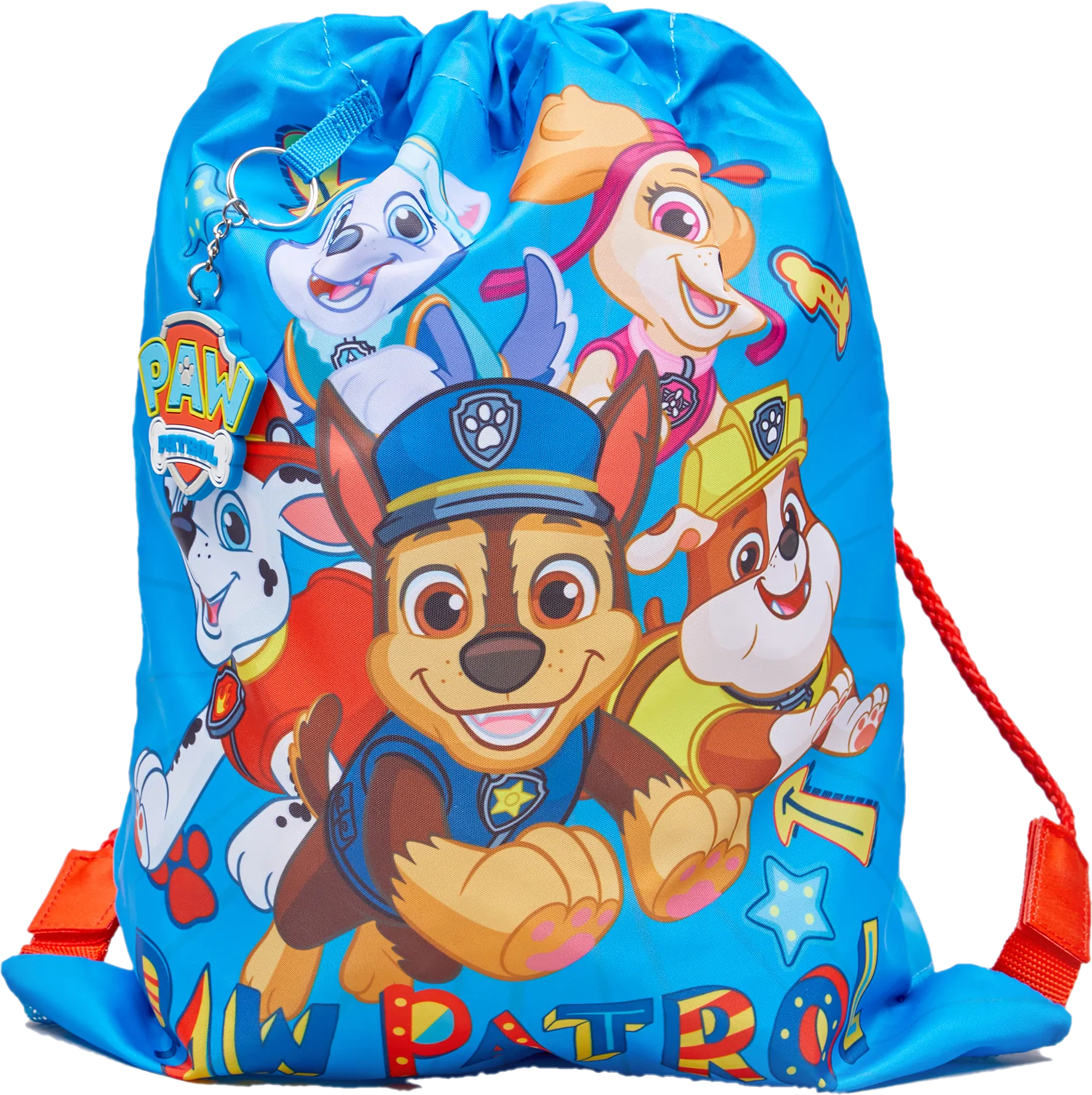 Title: Paw Patrol Drawstring Trainer Bag Keyring – Anilas UK