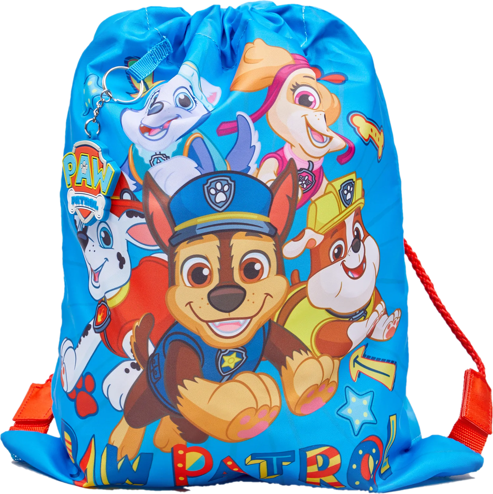Paw Patrol Drawstring Trainer Bag front view