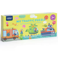 Mideer My Traffic Puzzle - Big Puzzles for Little Hands - Anilas UK