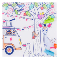 Super Petit - Artiste Colouring Placemat - Dream Van - Anilas UK