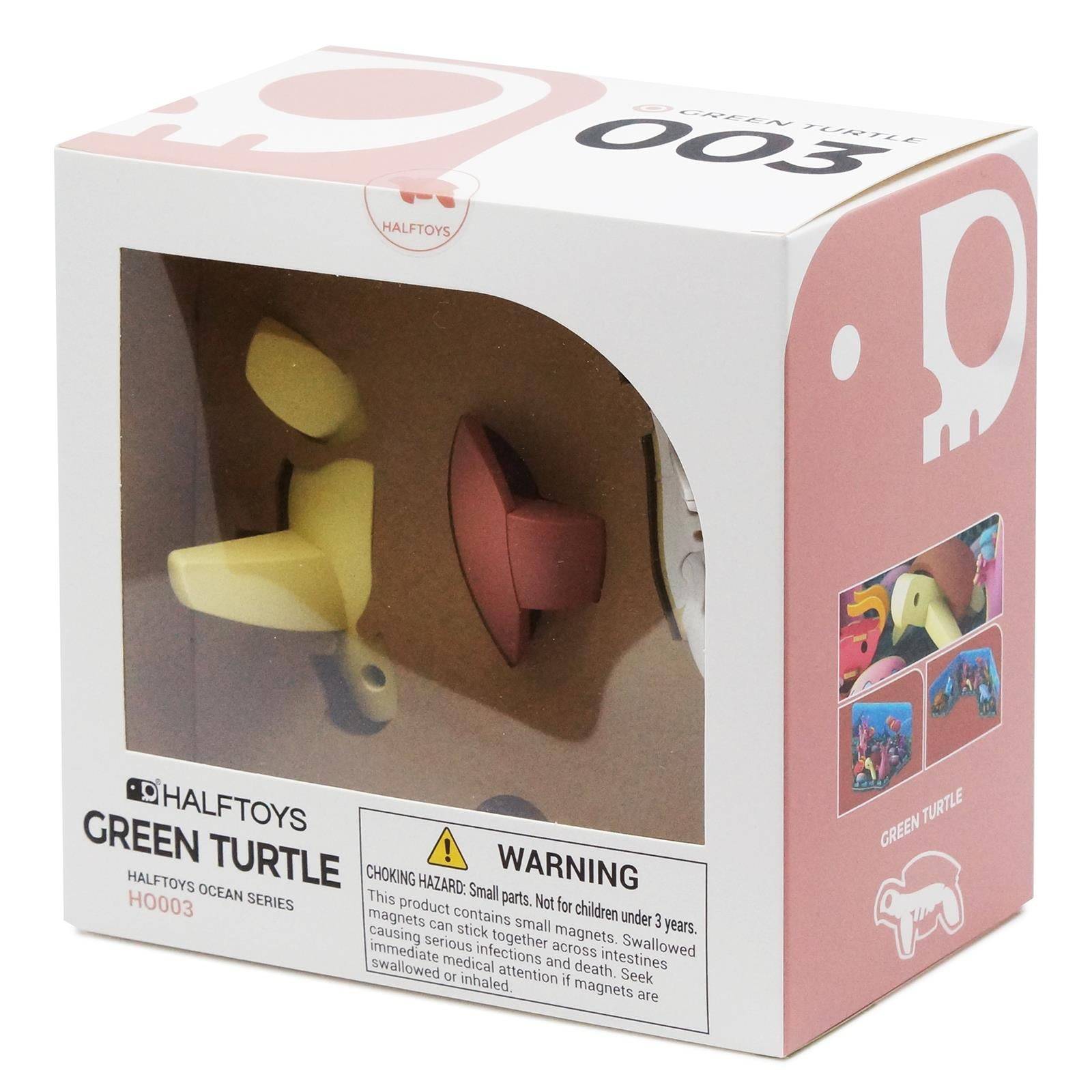 Halftoys Ocean Series Green Turtle 3D Jigsaw Puzzle / Toy - Anilas UK