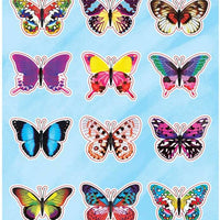 12 Butterfly Sticker Sheets - Anilas UK