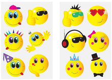 12 Smiley Tattoo Sheets - Anilas UK