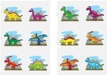 12 Dinosaur Tattoo Sheets - Anilas UK