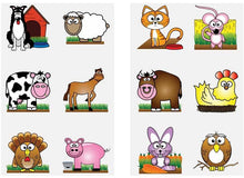 12 Farm Animals Tattoo Sheets - Anilas UK