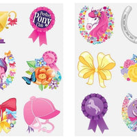 12 Pony Theme Tattoo Sheets - Anilas UK