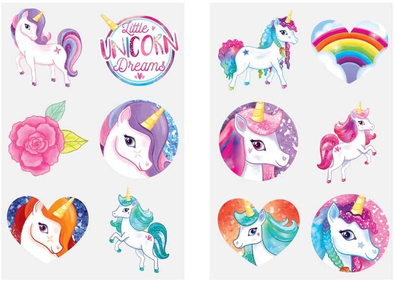 Unicorn themed 12 Party Bags with Fillers - Anilas UK