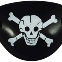 12 Pirate Skull and Crossbones Eye Patch - Anilas UK
