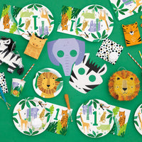 Animal Jungle Safari Birthday Party Cups (Pack of 8) - Anilas UK