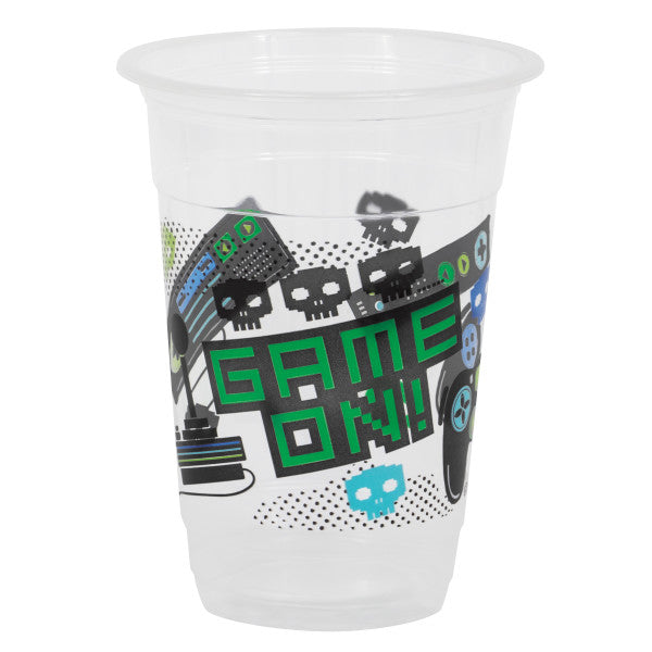 Gamer Birthday 16oz Plastic Party Cups (Pack of 8) - Anilas UK