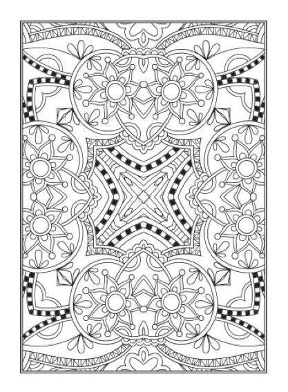 Intricate Patterns Colouring Book intricate pattern