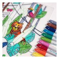 Super Petit - Artiste Colouring Placemat - Jungle - Anilas UK