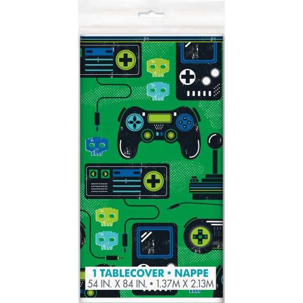 Gamer Birthday Rectangular Plastic Table Cover - Anilas UK