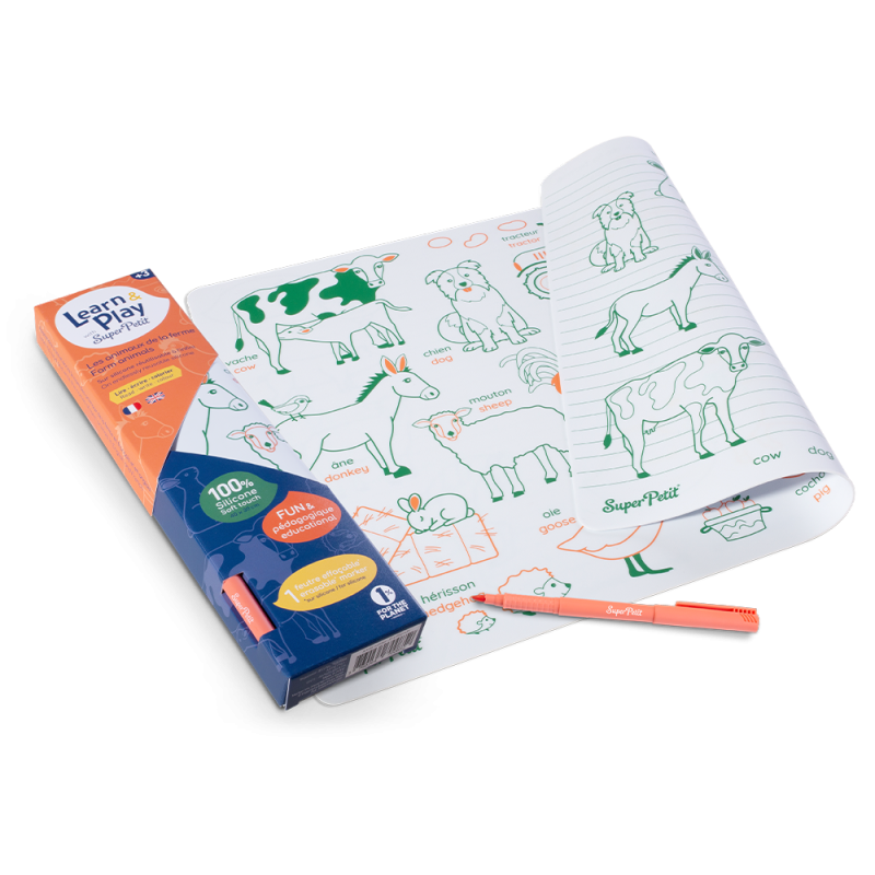 Super Petit - Learn & Play - Farm Animals - Anilas UK