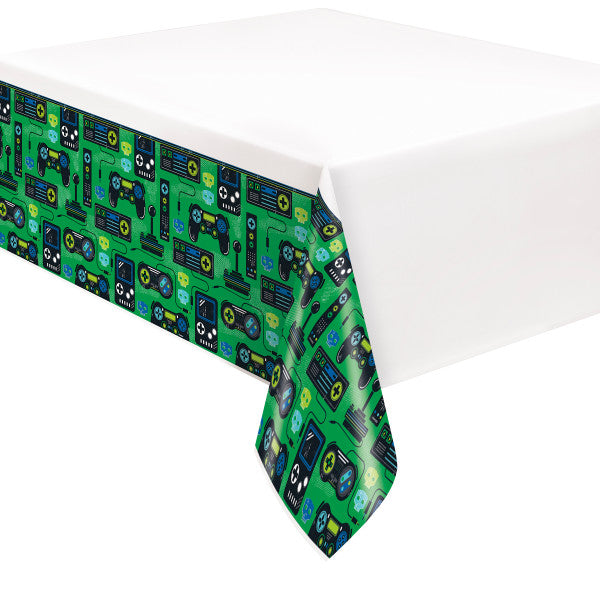 Gamer Birthday Rectangular Plastic Table Cover - Anilas UK