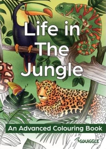 Nature Themed Colouring Book jungle