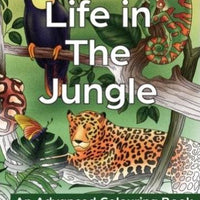 Nature Themed Colouring Book jungle