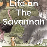 Nature Themed Colouring Book savannah