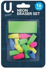 Neon Eraser Set - Anilas UK