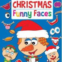 Christmas Funny Faces Sticker - Anilas UK