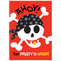 Pirate Party Invitations (Pack of 8) - Anilas UK