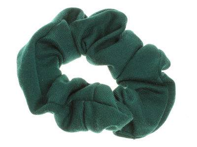 Bottle Green Jersey Scrunchie Hair Bobble - Anilas UK