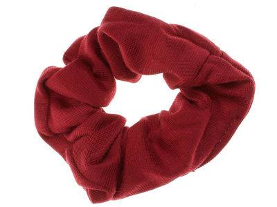 Burgundy Jersey Scrunchie Hair Bobble - Anilas UK