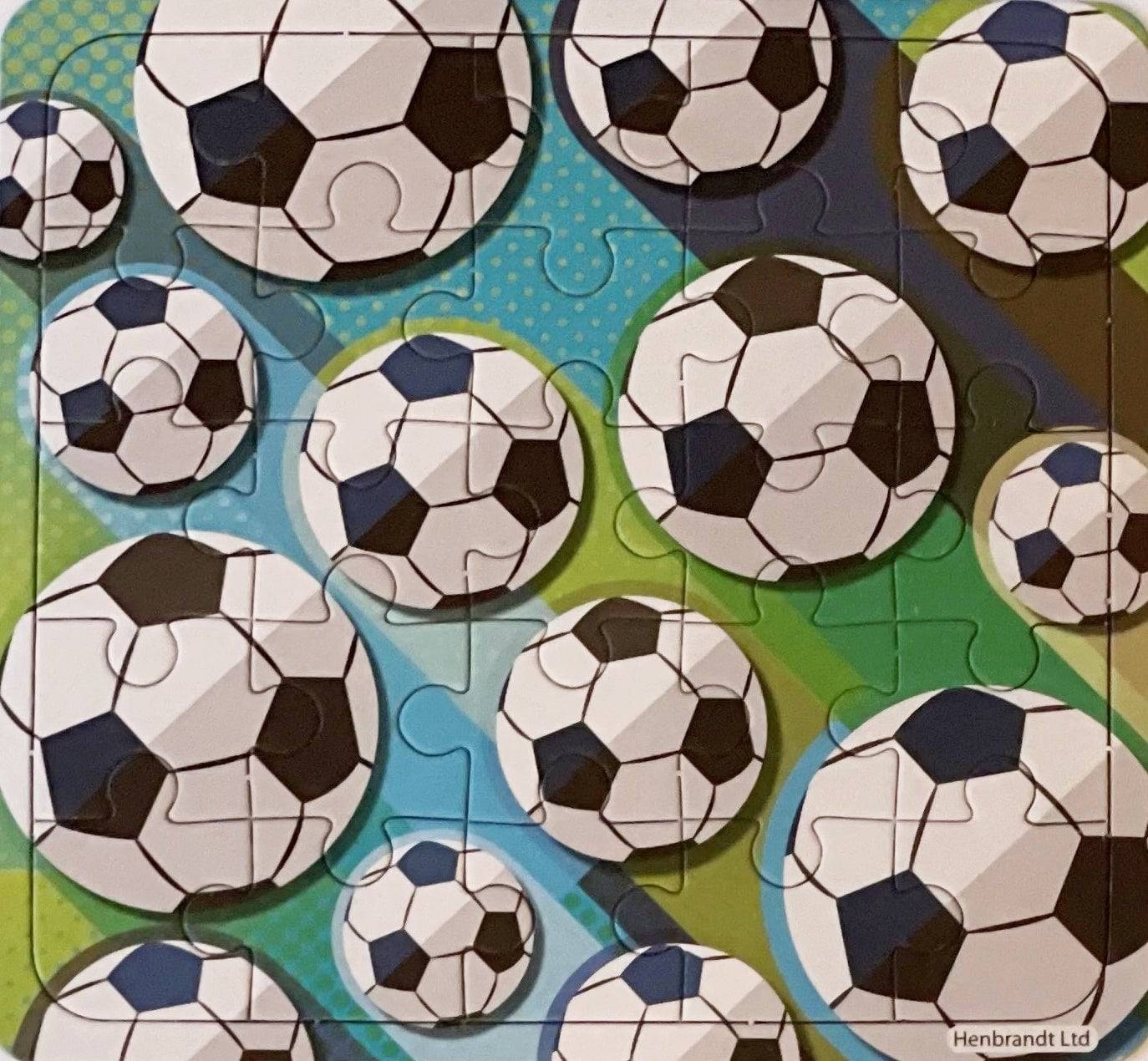 12 Mini Football Themed Jigsaw Puzzles - Anilas UK