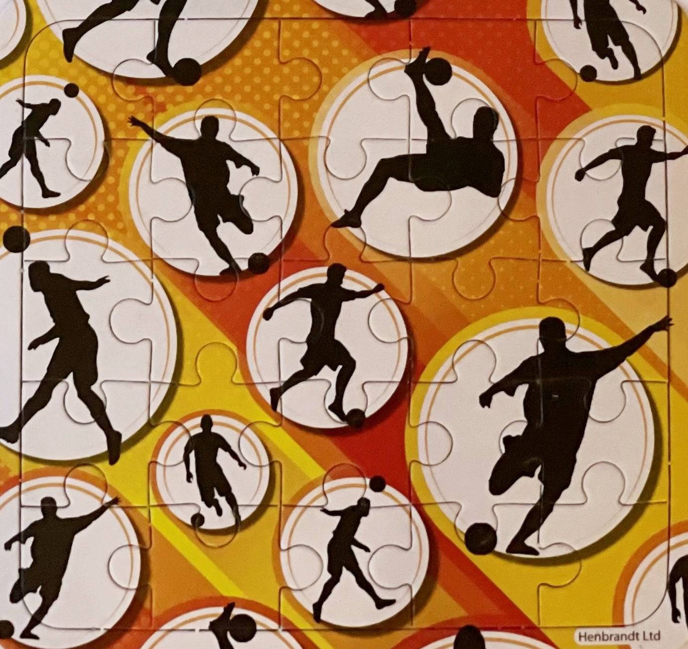 12 Mini Football Themed Jigsaw Puzzles - Anilas UK