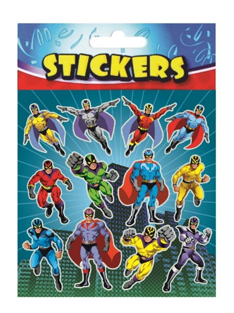 Superhero sticker sheets for kids