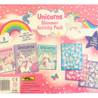 Unicorns Shimmer Activity Pack Back - Anilas UK