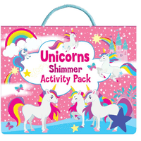 Unicorns Shimmer Activity Pack front view - Anilas UK
