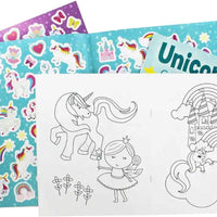 Unicorns Shimmer Activity Pack Pages - Anilas UK