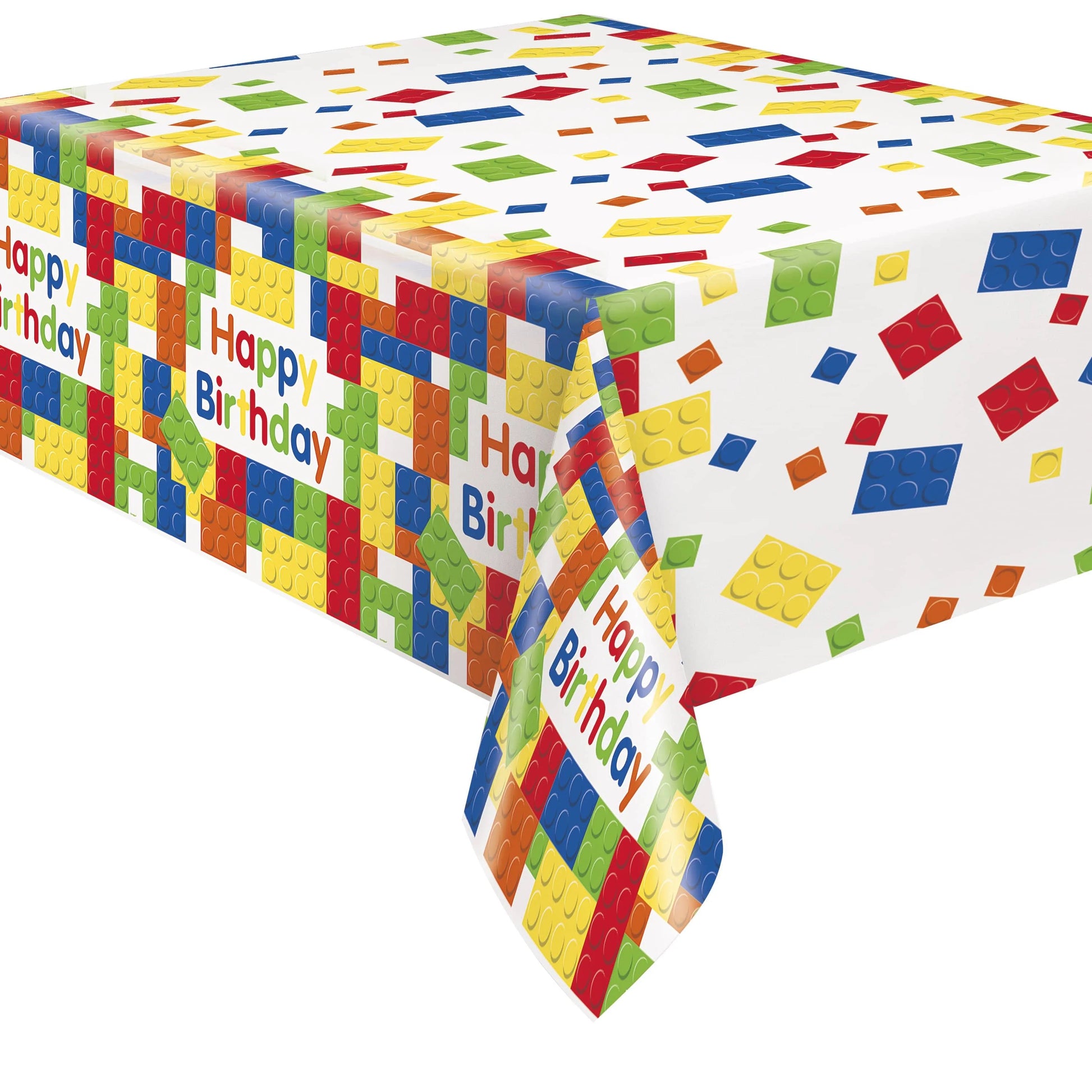 Bricks Happy Birthday Table Cover - Anilas UK