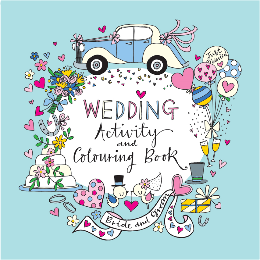 Rachel Ellen Wedding Colouring Book cover